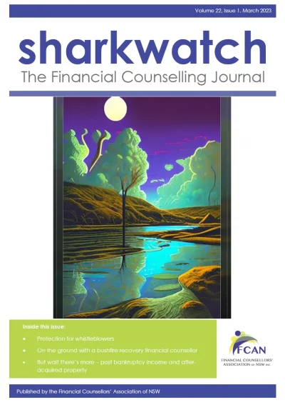 Sharkwatch Financial Counselling Journal March 2023